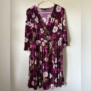 Torrid Mini Studio Knit Wrap  Dress